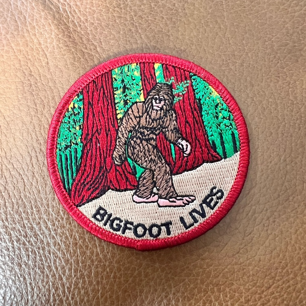 Bigfoot Lives Embroidered Patch